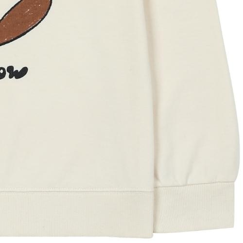 Jelly Mallow mr dog sweatshirt ivory | trui-6