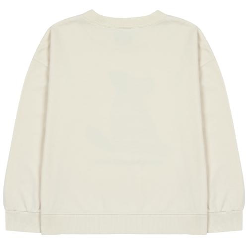 Jelly Mallow mr dog sweatshirt ivory | trui-7