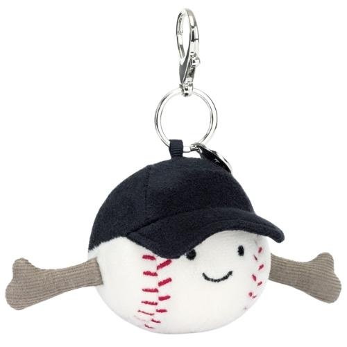 Jellycat amuseables sports baseball bag charm | sleutelhanger-1
