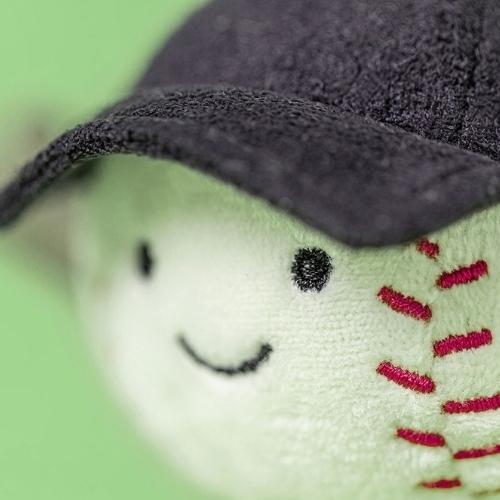 Jellycat amuseables sports baseball bag charm | sleutelhanger-2