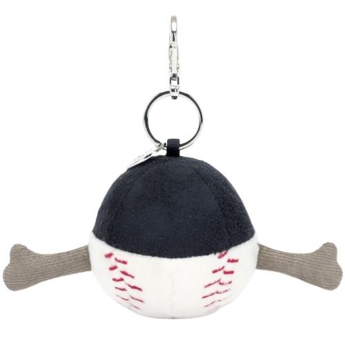 Jellycat amuseables sports baseball bag charm | sleutelhanger-4