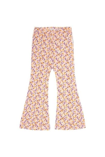 Petit Blush bowie flared pants mini ditsy aop | broek