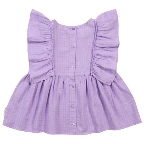 Petit Blush ruffle blouse purple rose | top-9