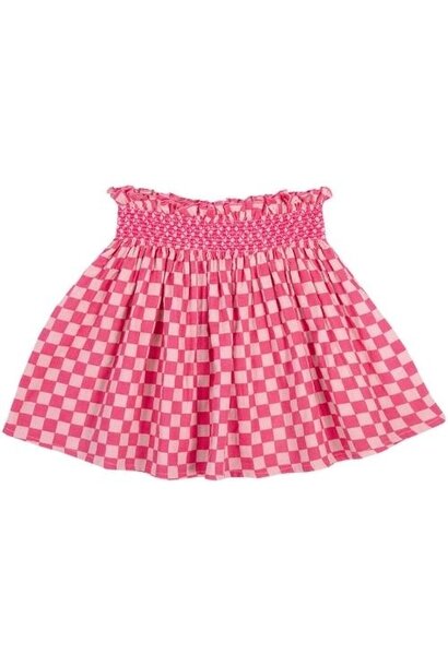 Petit Blush mini skirt square aop | rok