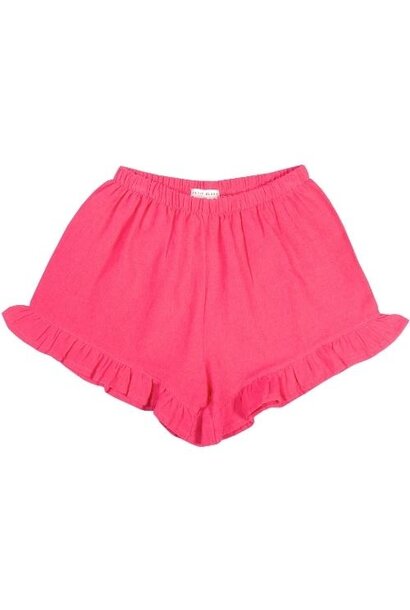 Petit Blush luna frill short party punch | korte broek