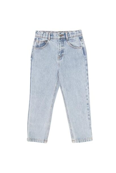 Petit Blush baggy fit jeans light blue washed | broek
