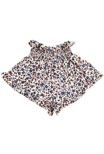 Petit Blush smock frill short flowerly aop | korte broek