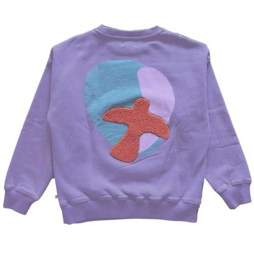 Jenest dream bird sweater mauve purple | trui-1