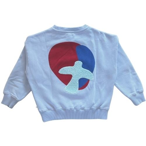 Jenest dream bird sweater grape blue | trui-1