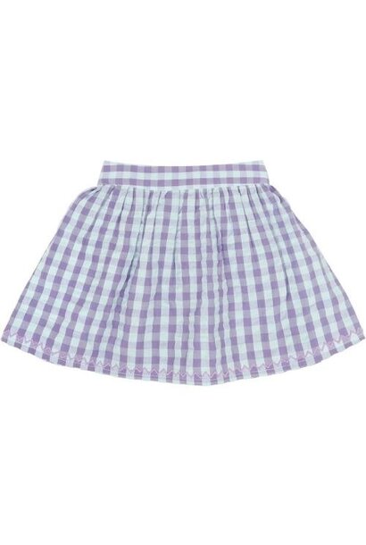 Jenest sara skirt cool blue check | rok