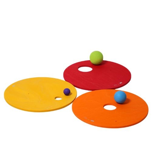 Grimm's x Stapelstein® rolling discs warm classic | houten cirkels-5