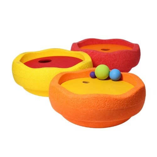 Grimm's x Stapelstein® rolling discs warm classic | houten cirkels-2