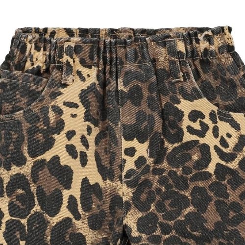 Call me Frankie cmf leopard shorts brown | korte broek-3