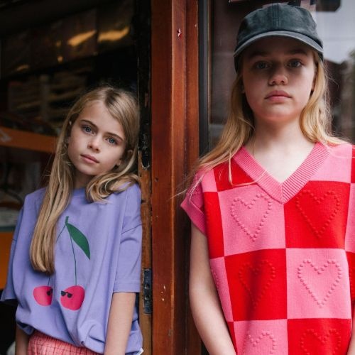 Call me Frankie cmf knitted heart spencer | trui-2