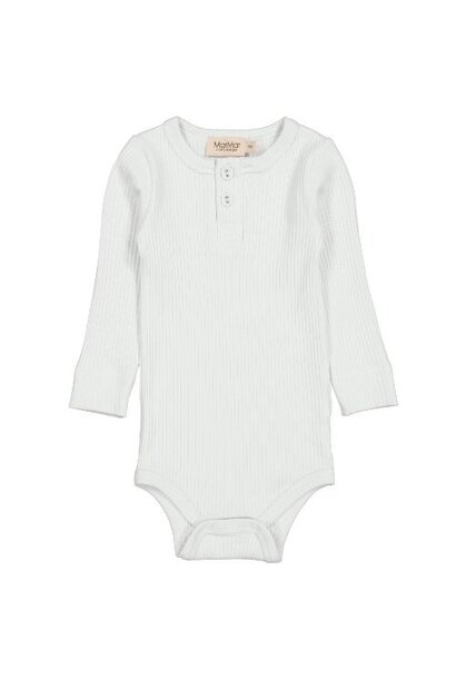 MarMar Copenhagen body ls modal mint chalk | romper