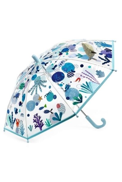 Djeco umbrella sea - dieren uit de zee paraplu | kinderparaplu