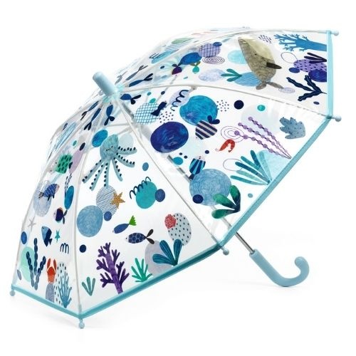 Djeco umbrella sea - dieren uit de zee paraplu | kinderparaplu-1