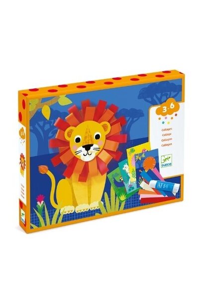 Djeco collage set small loops |  knutselset