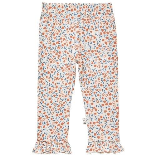 House of Jamie frill leggings peach blush mini floral | broek-1