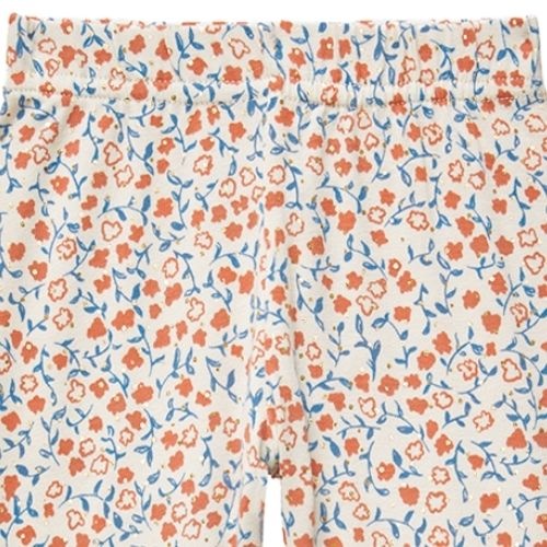 House of Jamie frill leggings peach blush mini floral | broek-4