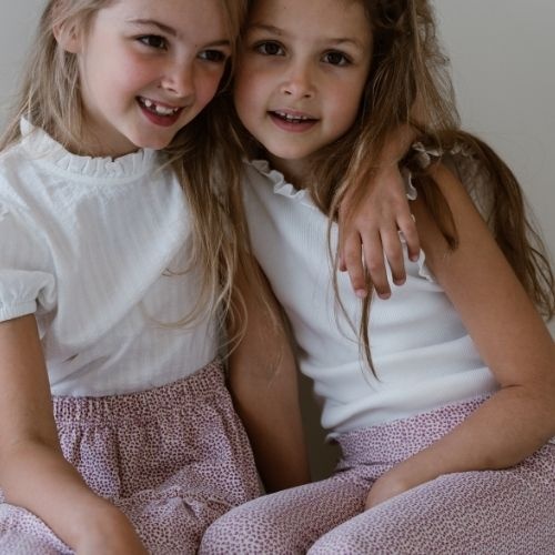 Navy Natural legging leopard purple | broek-2