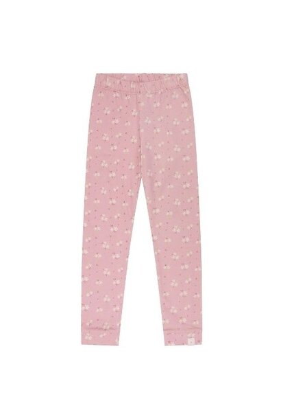 Navy Natural legging rose flower | broek