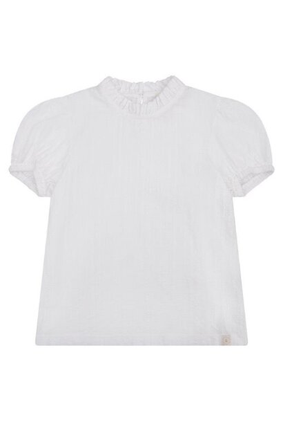 Navy Natural holly top white | shirt