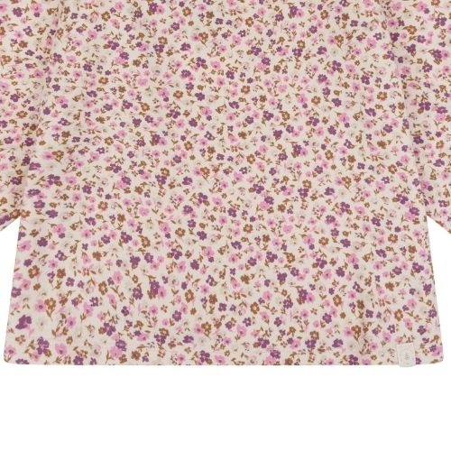 Navy Natural lauren blouse purple flower | top-4