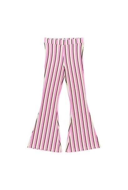 Salty Stitch stripes flared legging - multi | broek