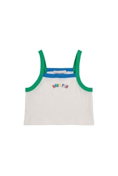 Bobo Choses have fun cropped tank top | shirt