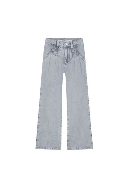 Homage pleated jeans light grey | broek
