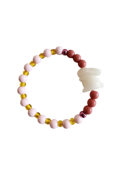ByMelo armbandje bunny multi | sieraad