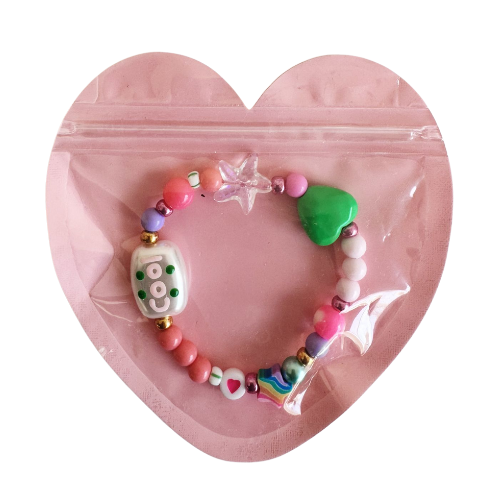 ByMelo armbandje cool multi in hartverpakking | sieraad-2