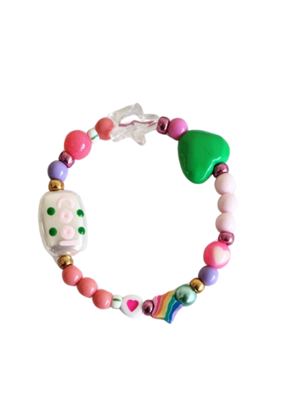 ByMelo armbandje cool multi in hartverpakking | sieraad