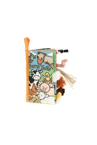 Jellycat farm tails activity book new | kijk- en voelboekje