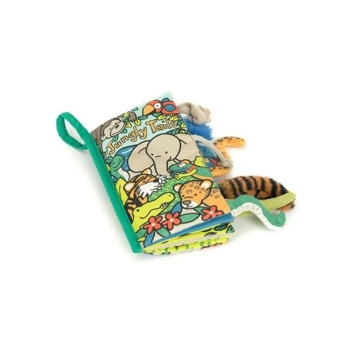Jellycat jungly tails activity book new | kijk- en voelboekje-3