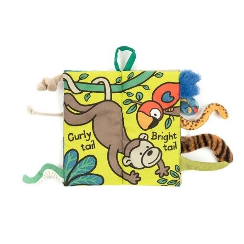 Jellycat jungly tails activity book new | kijk- en voelboekje-4