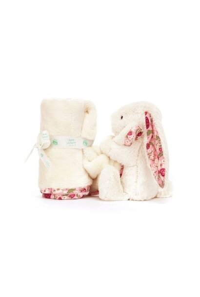 Jellycat blossom cream bunny berry soother | knuffel