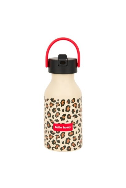 Hello Hossy bottle 350 ml leopard | drinkfles