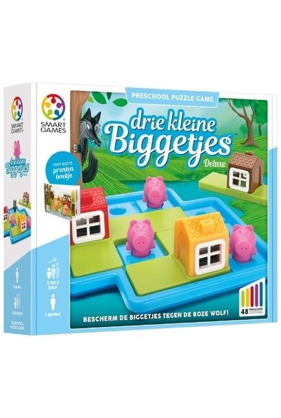 Smart Games drie kleine biggetjes deluxe | puzzel spel