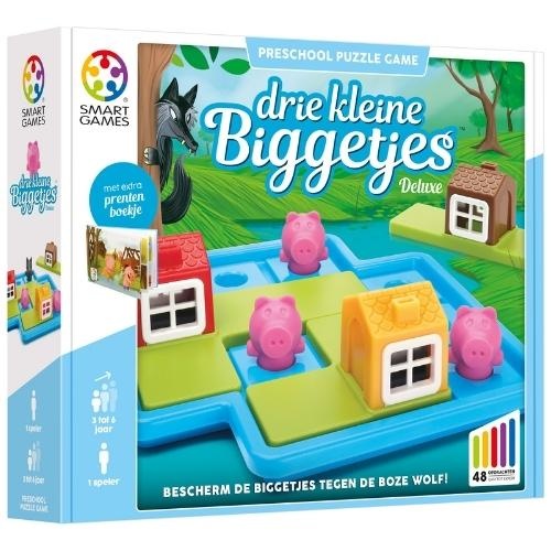 Smart Games drie kleine biggetjes deluxe | puzzel spel-1