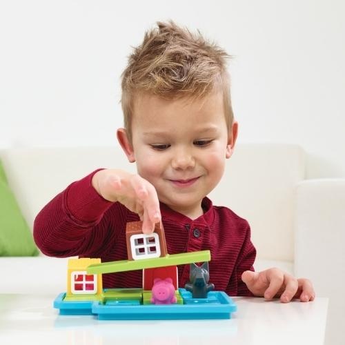 Smart Games drie kleine biggetjes deluxe | puzzel spel-2