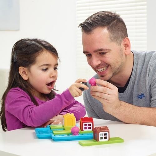 Smart Games drie kleine biggetjes deluxe | puzzel spel-3