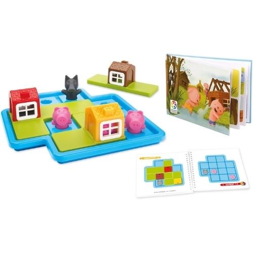 Smart Games drie kleine biggetjes deluxe | puzzel spel-4