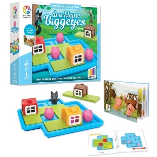 Smart Games drie kleine biggetjes deluxe | puzzel spel-5