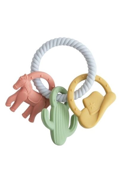 Mushie teething ring western | bijtring