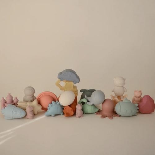 Mushie bath set 4-pack space | badspeeltjes-4