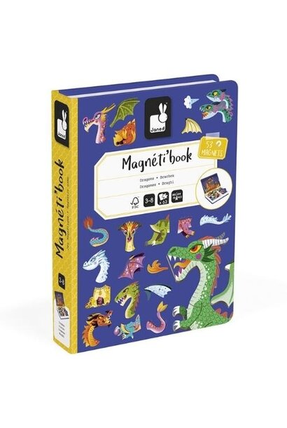 Janod magnetibook - draken | magneetboek