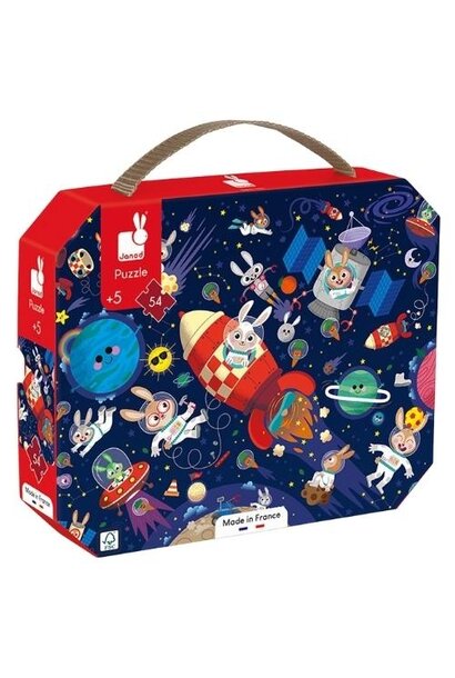 Janod legpuzzel in luxe doos - raket | puzzel