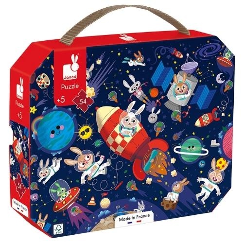 Janod legpuzzel in luxe doos - raket | puzzel-1